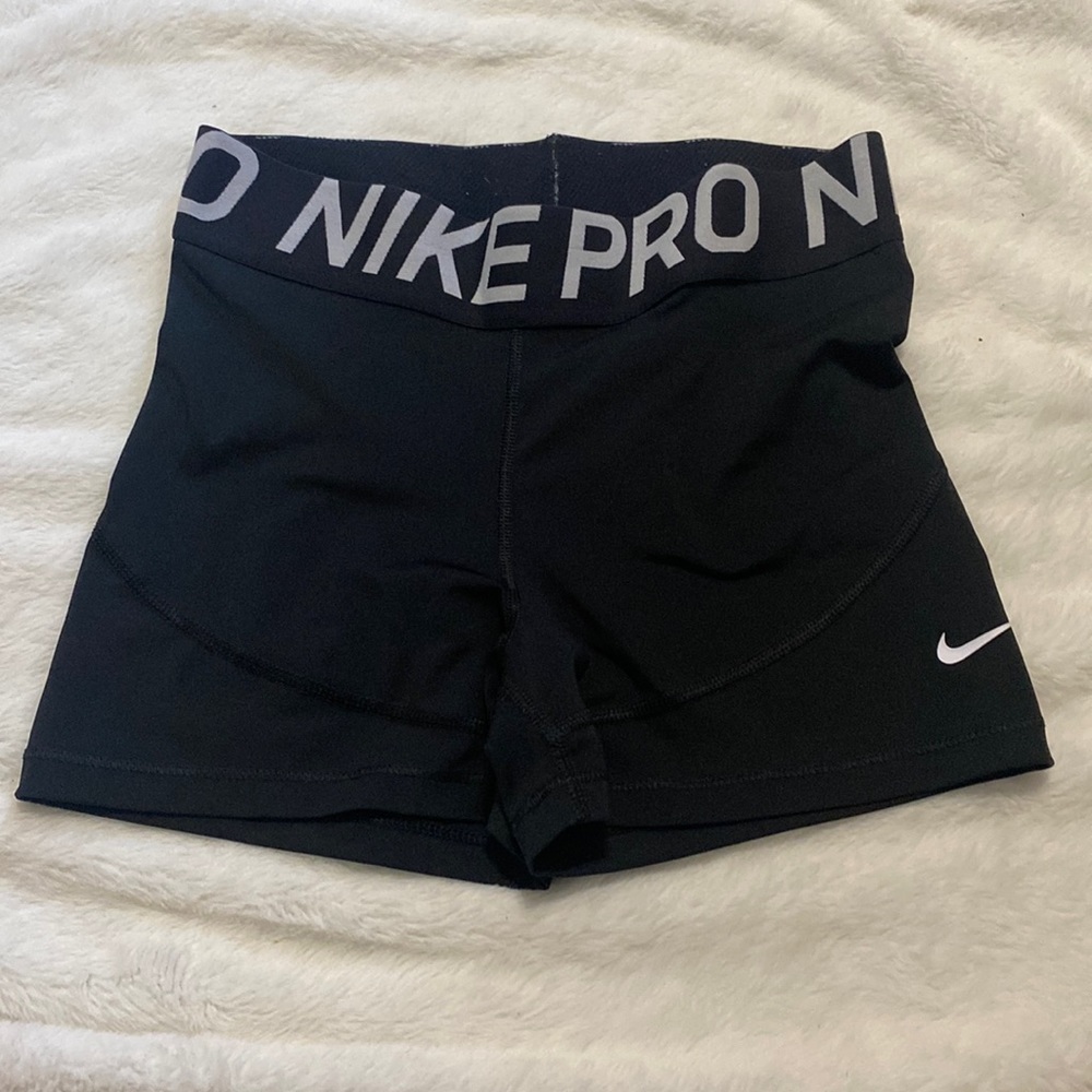 Nike Pro shorts, black, size M